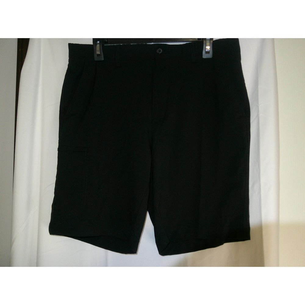 Classic Black Golf Shorts with Pockets Casual Athletic Wear